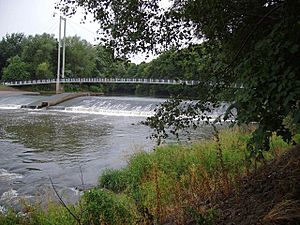 River Taff Weir and Footbridge