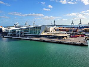 Royal caribbean Terminal A at PortMiami (March 11, 2024)
