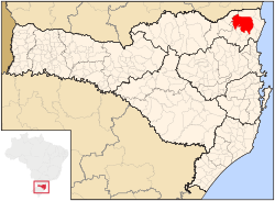 Location of Joinville