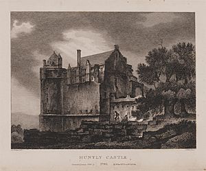 Scotia Depicta - Huntly Castle -Plate-