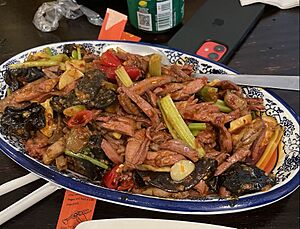 Sichuan stir fried chicken kidney
