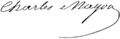 Signature - Charles René Magon de Médine