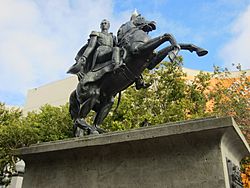 Simon Bolivar statue in San Francisco (2013) - 2.JPG