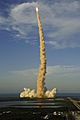 Space Shuttle Atlantis launching on mission STS-117
