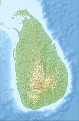 Location map Sri Lanka