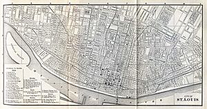 St Louis Map 1885