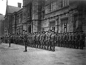 Sydney-university-regiment-duke-of-york-visit-1927