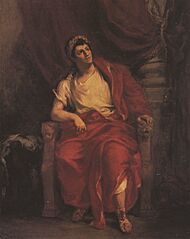 Talma as Nero in Britannicus by Racine - Delacroix - zeno