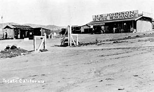 Tecate border crossing 1919