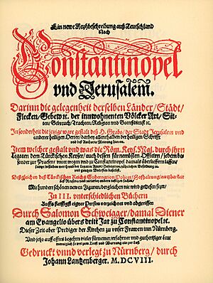 Title page - Schweigger Salomon - 1608