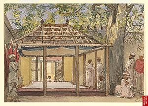 Tomb of Aurangzeb at Khuldabad, Aurangabad, 1850s