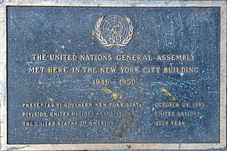 UN-plaque