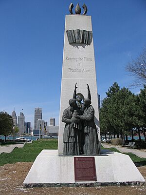 Underground Railroad Monument Windsor Canada