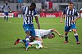 Valais Cup 2013 - OM-FC Porto 13-07-2013 - Jackson, Morgan Amalfitano et Marat Izmaylov