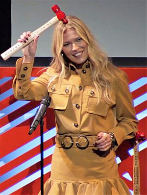 Veronika Vařeková with Tribeca Disruptive Innovation award.jpg