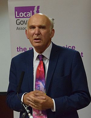 Vince Cable at Brighton 2018