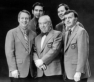 WLS TV Eyewitness News team 1972