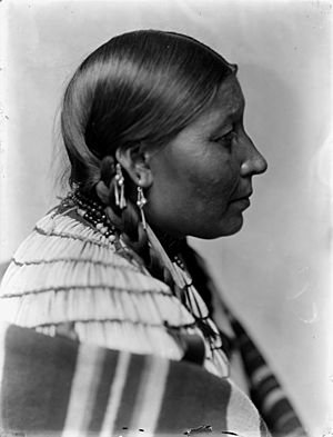 Wife of American Horse, Dakota Sioux, by Gertrude Käsebier, ca. 1900