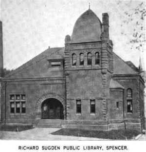 1899 Spencer public library Massachusetts