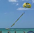 2017 Sarasota Crescent Beach Airplane Ad Banner 4 FRD 9257 (cropped)