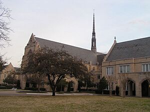 A church in University Park, Texas