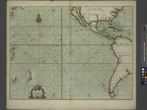 A generall chart of the South Sea ... NYPL481132f