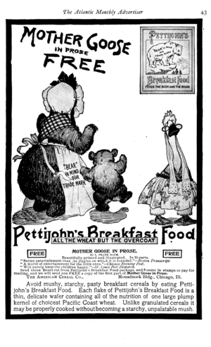 Ad for Baum-Parrish Mother Goose book