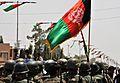 Afghanistan Flag During Hand Over of Lashkar Gah to Afghan Forces MOD 45153478