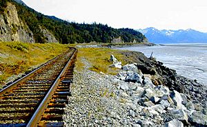 Alaska Railroad at the Turnagain Arm