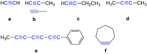 Alkyne General Formulae V.2