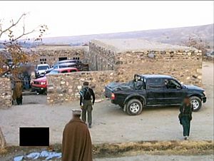 American commandos used this compound as their HQ in Nangarhar Nov 2001