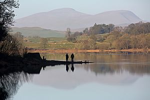 Anglers at Loch Ken (geograph 6016801)