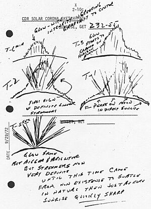 Apollo 17 twilight ray sketch