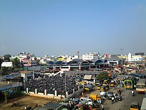 Area view of New Bus station