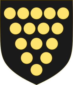 Arms of the Duchy of Cornwall (Variant 1)