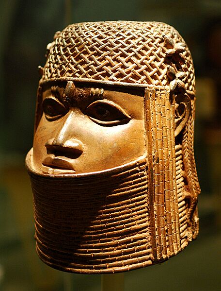 Benin bronze in Bristol Museum
