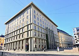 Bergen Tinghus (Tingrett) courthouse, Christian Michelsens gate, Tårnplassen, Bergen, Norway 2018-03-19