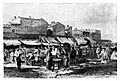 Bucharest market, 1869