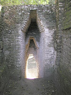 Cahal Pech Belize - vaulted passage