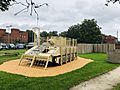 Camp Fisher, a Warrior Infantry Fighting Vehicle styled playground at The Staffordshire Regiment Museum