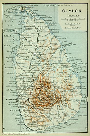 British Ceylon, ca. 1914