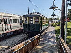 Chicago Transit Authority 4451 at the Fox River Trolley Museum