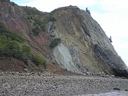 Cobequid fault zone near Clarke Head