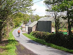County lane at Clooncorick - geograph.org.uk - 1299048
