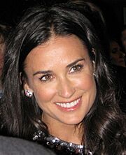 Demi Moore at Huffington Post Pre-Inaugural Party, 2009 (cropped)