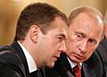 Dmitry Medvedev and Vladimir Putin-1