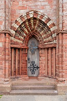 Doorway detail, St Magnus Cathedral, Kirkwall, Orkney