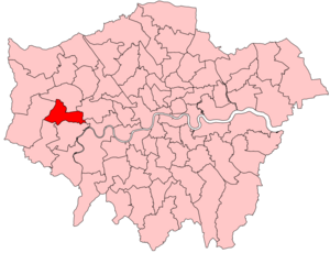Ealing Southall 2023 Constituency.svg