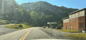 Entering McClure on SR 63, looking South
