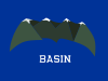 Flag of Basin, Wyoming
